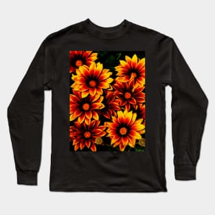 Gazania Flowers Long Sleeve T-Shirt